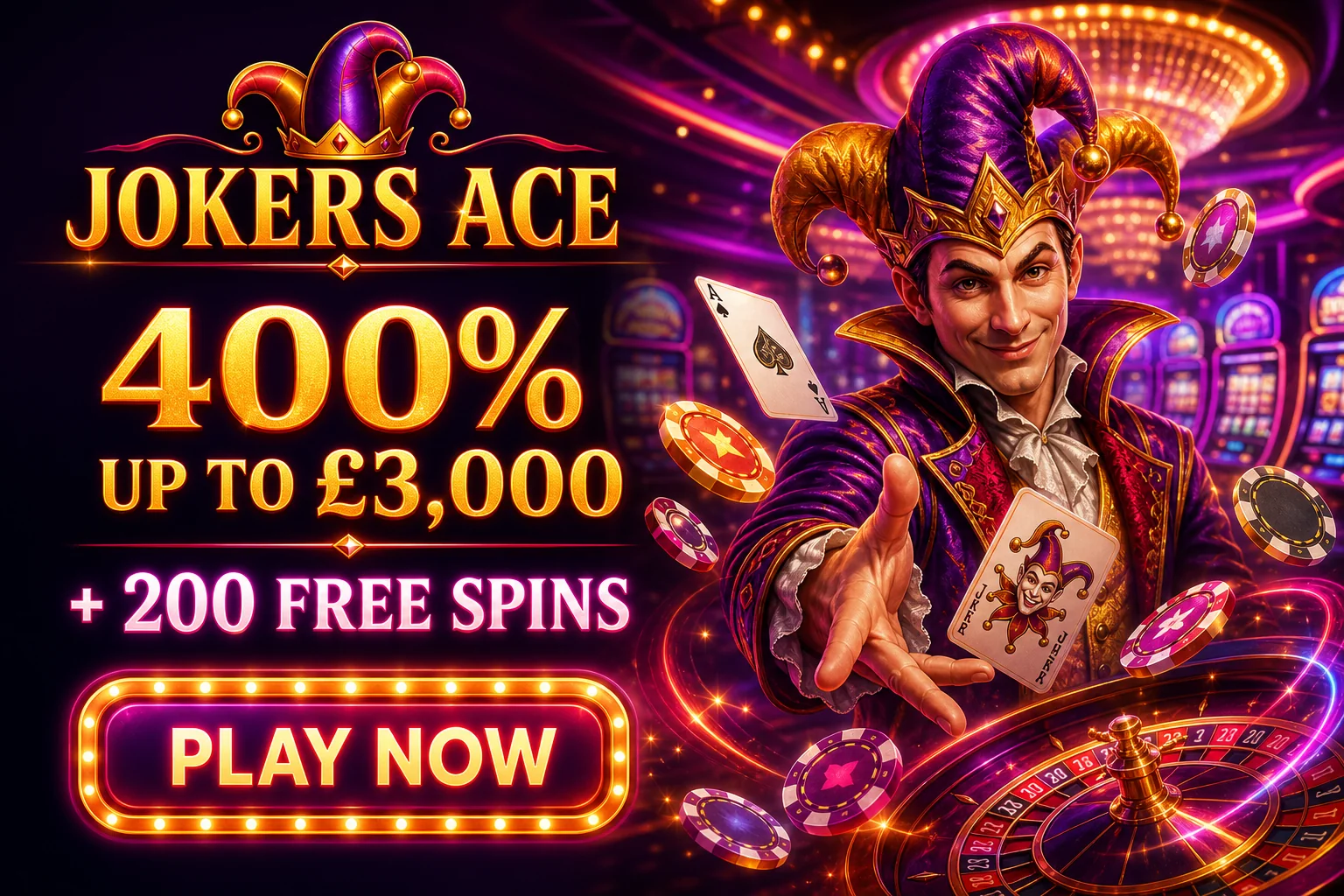 Jokers Ace casino promotion